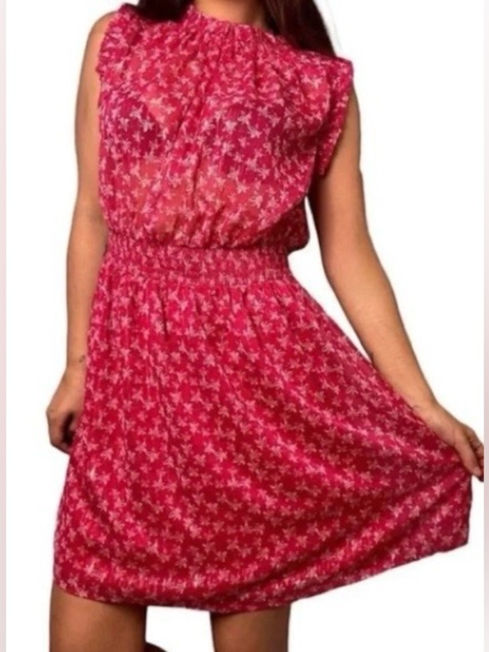 Maison d’Amelie pink floral dress